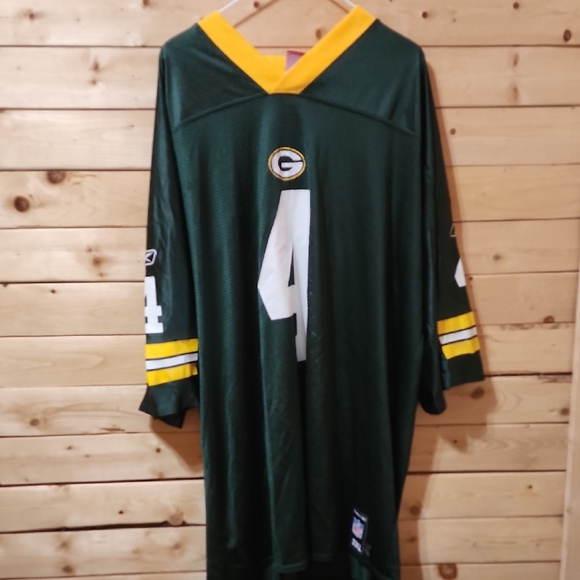 GreenyBay Packets NFL Jersey Size 3XL Tall Favre #4 - Picture 1 of 8